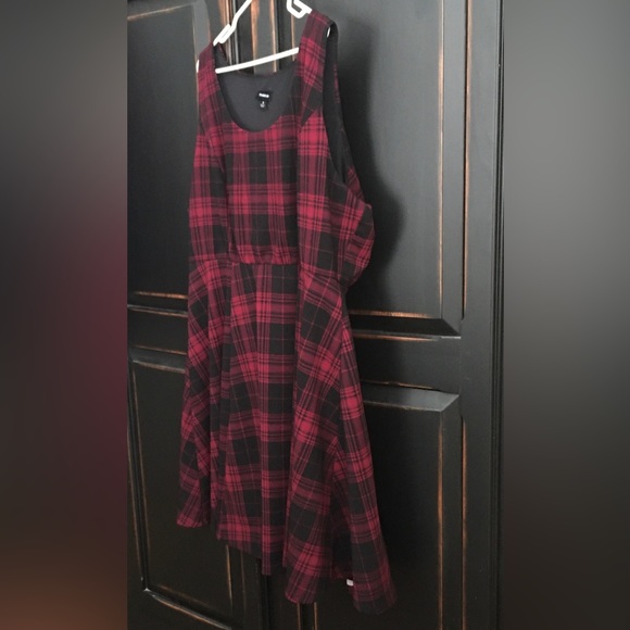 3X TORRID Plaid Skater Dress - Picture 5 of 15